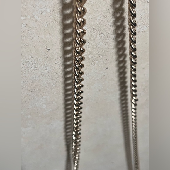 Kate Spade Beige Wallet w/ Retractable Gold Chain Crossbody - Picture 7 of 8